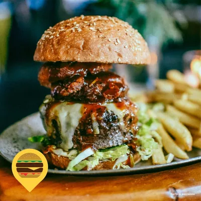 Grapeful Dead BBQ Burger